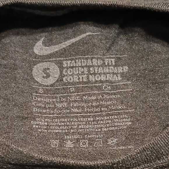 Vintage Nike Chicago Cubs T-shirt Team Logo Heather Gray Blue Red Graphic Men S - Picture 3 of 3